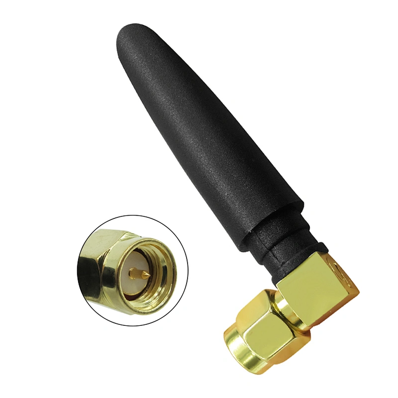 Wide range 2400Mhz Wifi whip dipole antenna steady sma connector