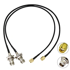China Manufacturer cable10-15cm RG174 Cable With SMA-Female To TNC Connector