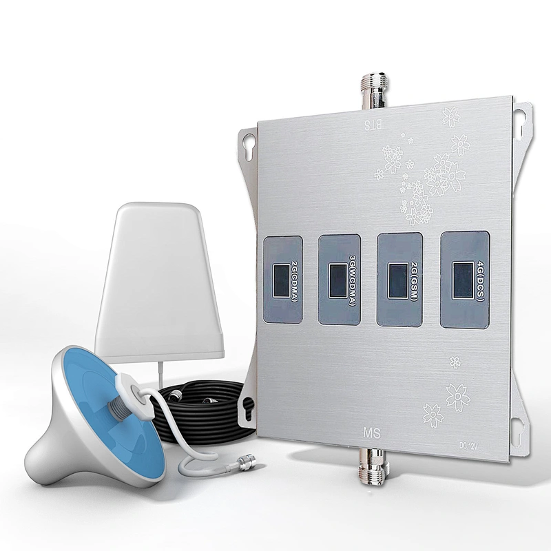 B5 850 900 1800 2100 Mhz Cell Phone Booster Four-Band Mobile Signal Repeater Cellular Amplifier