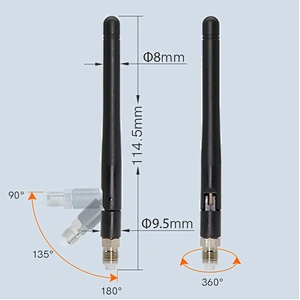 Best Price 868 MHz External Antenna 2dbi 868MHz Wireless RF Rubber Antenna
