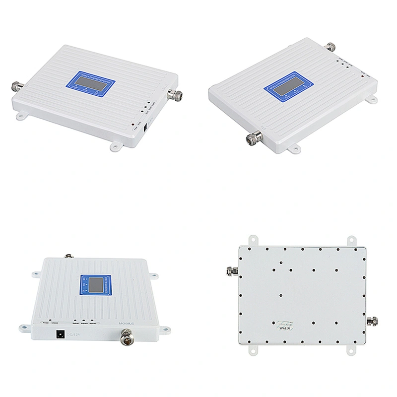 27dBm Triple Band 900 1800 2100 Cell Phone Signal Repeater GSM DCS WCDMA 3G 4G Signal Booster