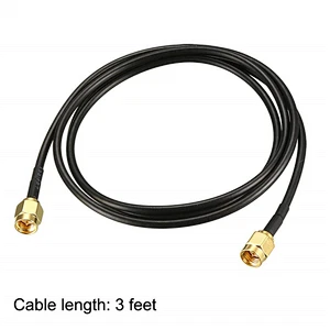 SMA-Male to SMA-Male Coaxial Cable 50 ohm RG174 low-loss cable
