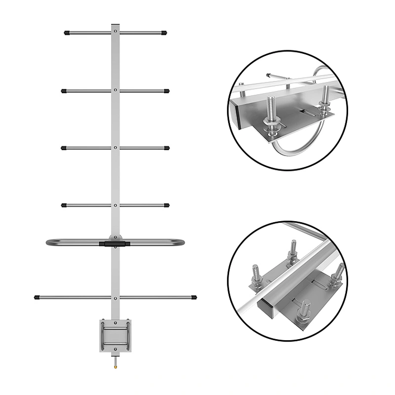 High gain outdoor 6 units 450MHz yagi antenna factory price