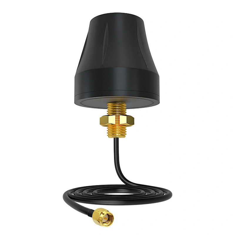 1575.42MHz Active GPS Antenna Mushroom Puck Car Antenna with Screw Mounting