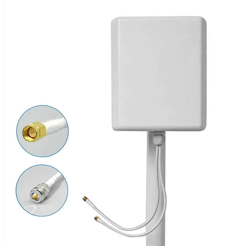 High Gain 10dbi  2x2 Mimo 2.4ghz 3g 4g Lte Antenna Fixed Mount Panel Dual Polarized MIMO Antenna