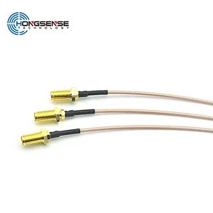 RG178 Coaxial Cable In Communication Usage With SMA To stripped end Connector