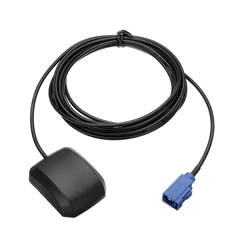 Hongsense GPS Antenna External Active miniature gps Antenna 3-5V 28dB 3 Meter fakra connector