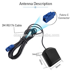 Wholesale 1575.42MHz 28dBi Active External Car GPS Antenna With Fakra Connector