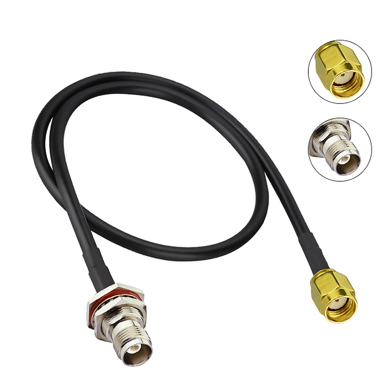 RF Components RP SMA Male To TNC Female With RG178 Cable Assemblies