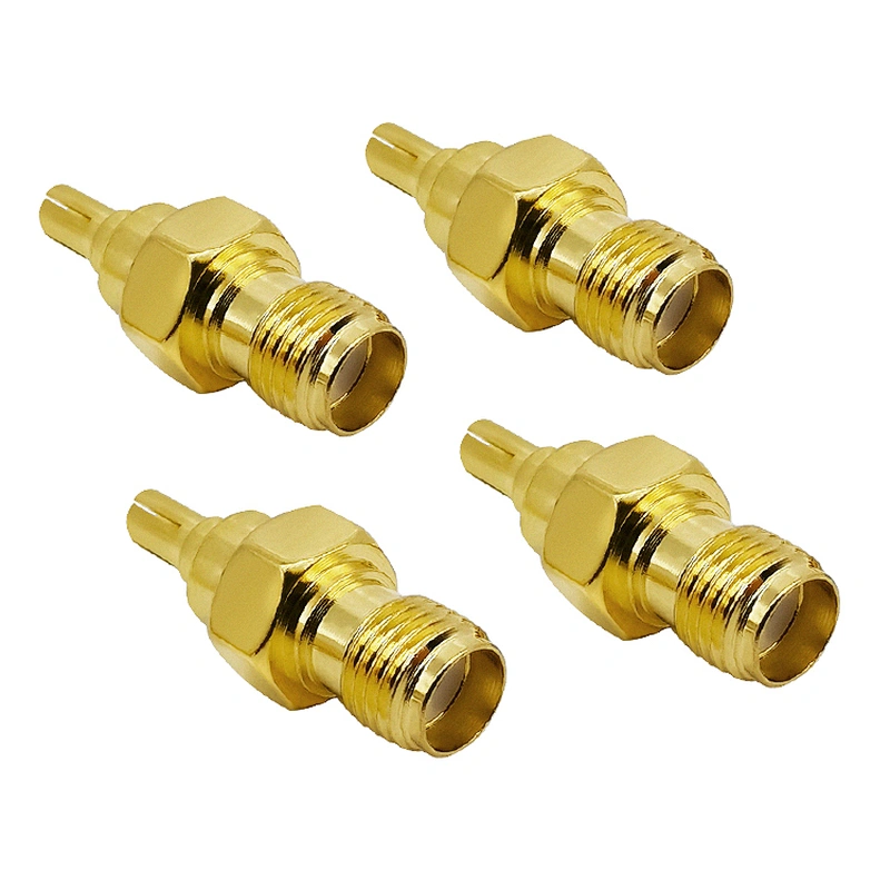 RF Coaxial Adapter SMA-Female to CRC9 Coax Jack Connector