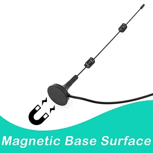 3dbi 2400-2483 MHz magnetic mount whip wifi antenna for Signal Booster