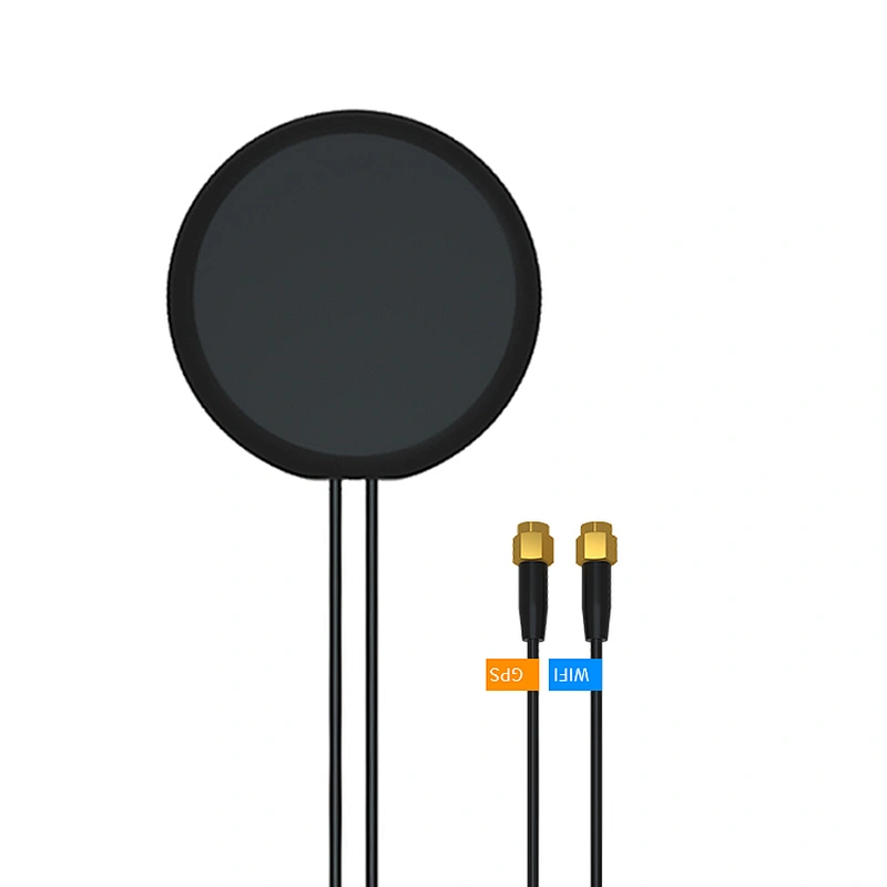 Dual Outlet Vehicle Navigation GPS + 2.4G WiFi Combo Antenna With 3M Extension Cable