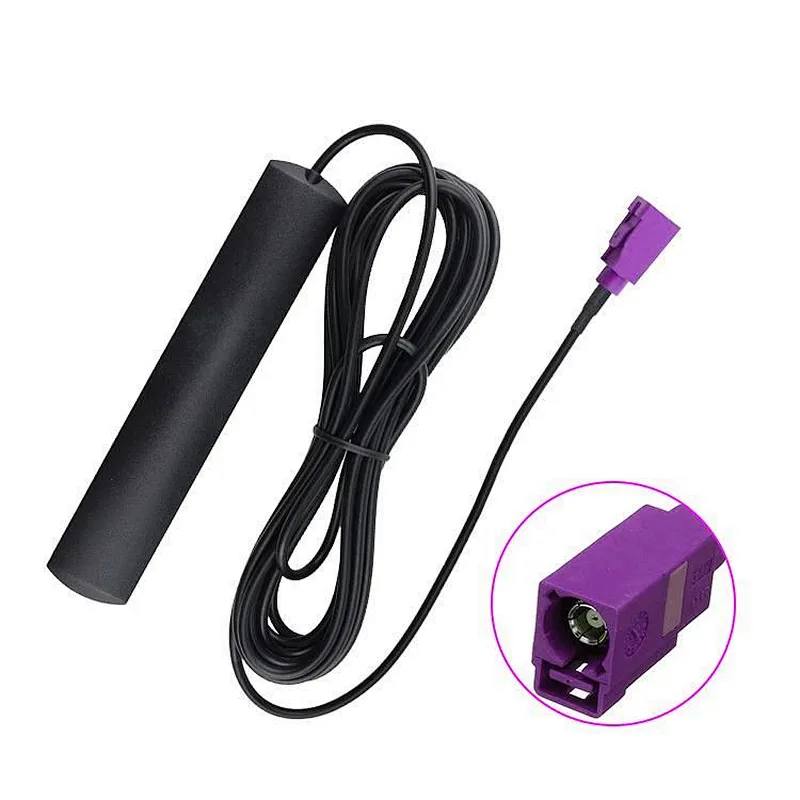 3dBi 4G Fakra D Purple Antenna Flat Patch 3M Sticker Adhesive Mount Car Antenna