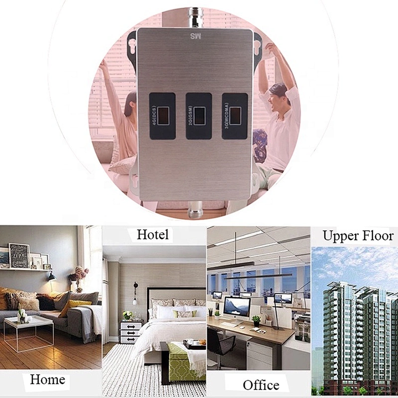 4g Cellular Amplifier 900 1800 2100 Tri-Band Cell Phone Signal Repeater GSM repeater DCS WCDMA 2G 3G 4G Signal Booster