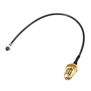 RF0.81 Distribution electrical IPEX 4 to RP-SMA-K Antenna WiFi Pigtail Cable 10cm Black