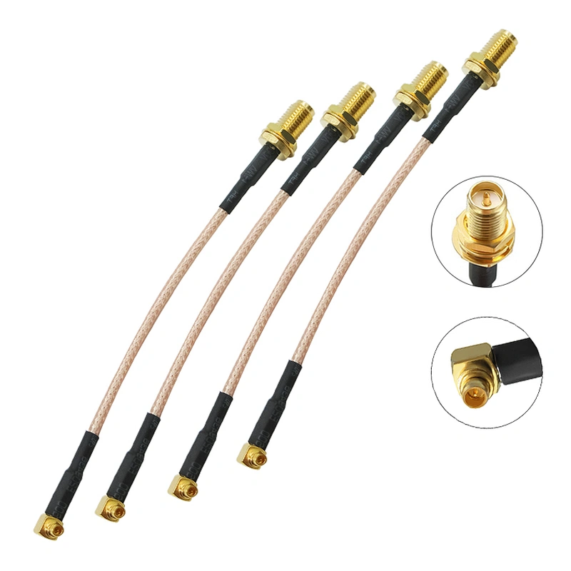 SMA Cable Assemblies SMA To MMCX Connector 50Ohm Adapted by RG178 Low Loss Cable