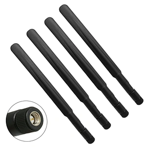 High Gain 2.4ghz 5.8ghz dual antenna Sma Rod rubber Antenna for Booster
