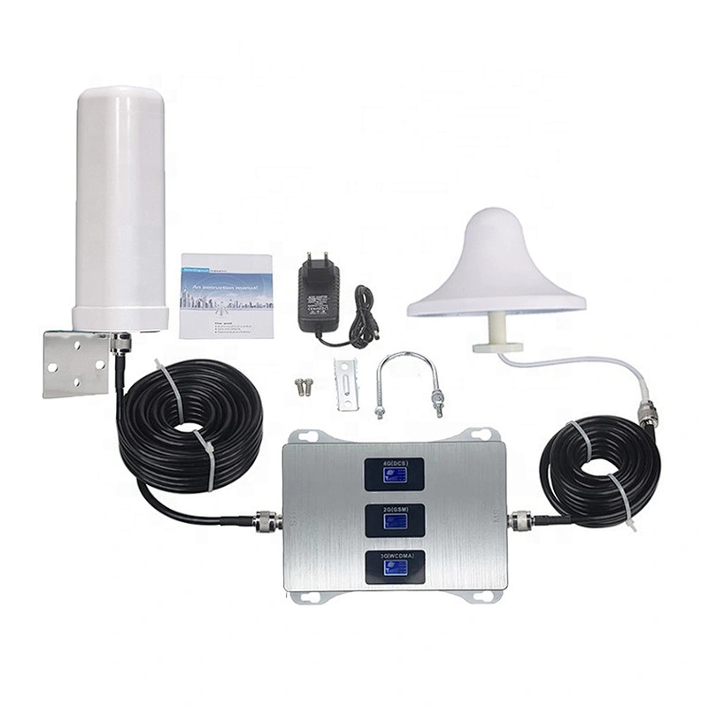 900/1800/2100 Triband Mobile Phone GSM WCDMA DCS Signal Booster 2G 3G 4G Repeater