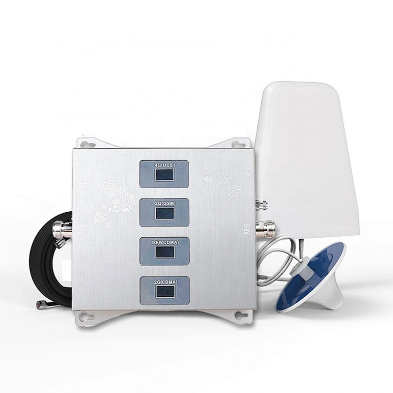 B5 850 900 1800 2100 Mhz Cell Phone Booster Four-Band Mobile Signal Repeater Cellular Amplifier