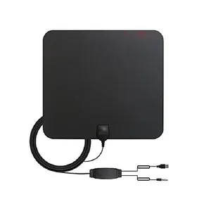 4K 25DB High Gain HD TV DTV Box Digital TV Antenna EU Plug Booster Active Indoor Aerial  Flat Design antenna