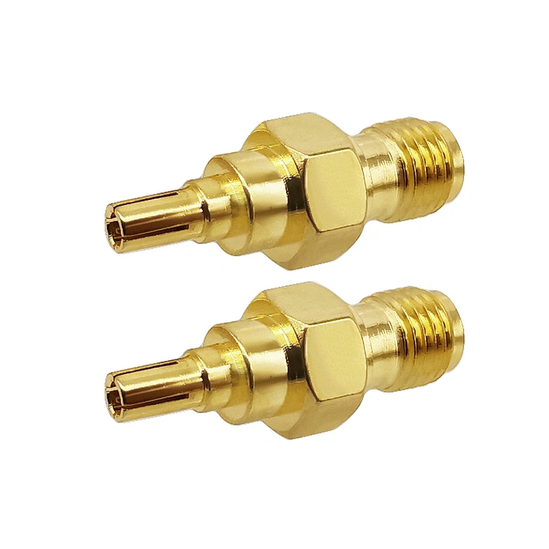 RF Coaxial Adapter SMA-Female to CRC9 Coax Jack Connector