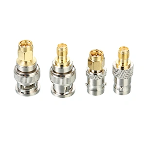 SMA to BNC RF Adapter BNC Male to SMA Male RF Coaxial Adapter SMA Plug to BNC Plug RF Connector Coax Adapter