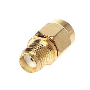 RF SMA adapter SMA Female to RP SMA Male Plug Connector Adapter Gold Plated Straight Coaxial RF Adapter