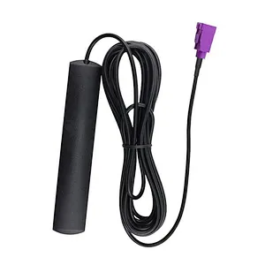 3dBi 4G Fakra D Purple Antenna Flat Patch 3M Sticker Adhesive Mount Car Antenna