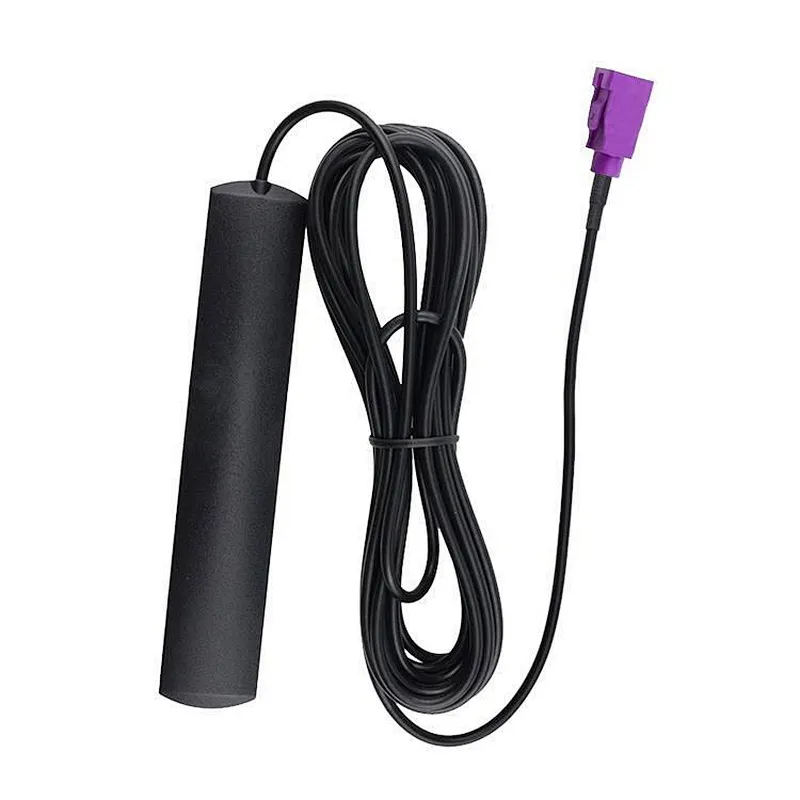 3dBi 4G Fakra D Purple Antenna Flat Patch 3M Sticker Adhesive Mount Car Antenna