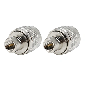 FME Male to UHF Male RF Connector High Frequency Coaxial Converter Adapter