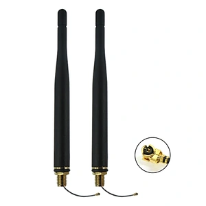 Strong performance 915MHz 5dbi Rubber Antenna With RF1.13 Cable  And U.fl/Ipex Connector