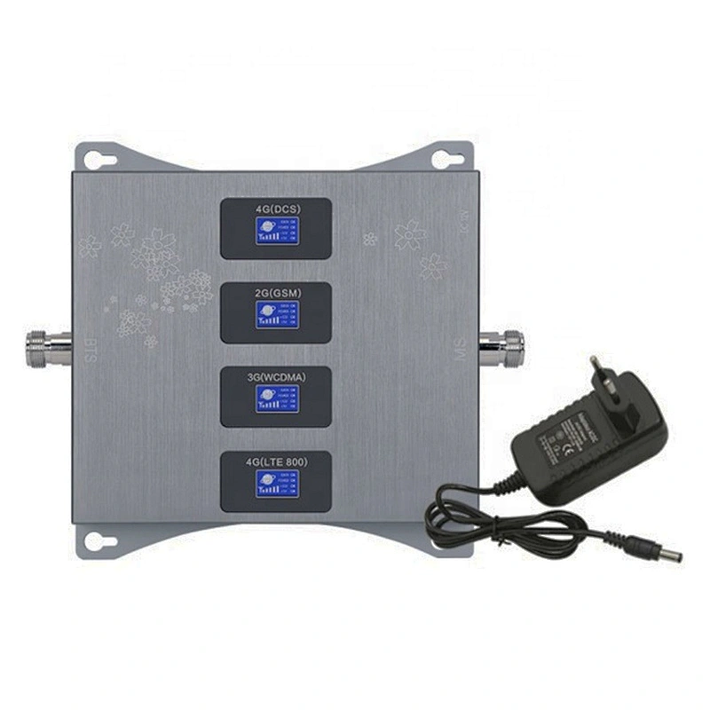 800 900 1800 2100 MHz Frequency 4 Band Signal Booster WCDMA LTE 4G Repeater for Home Office