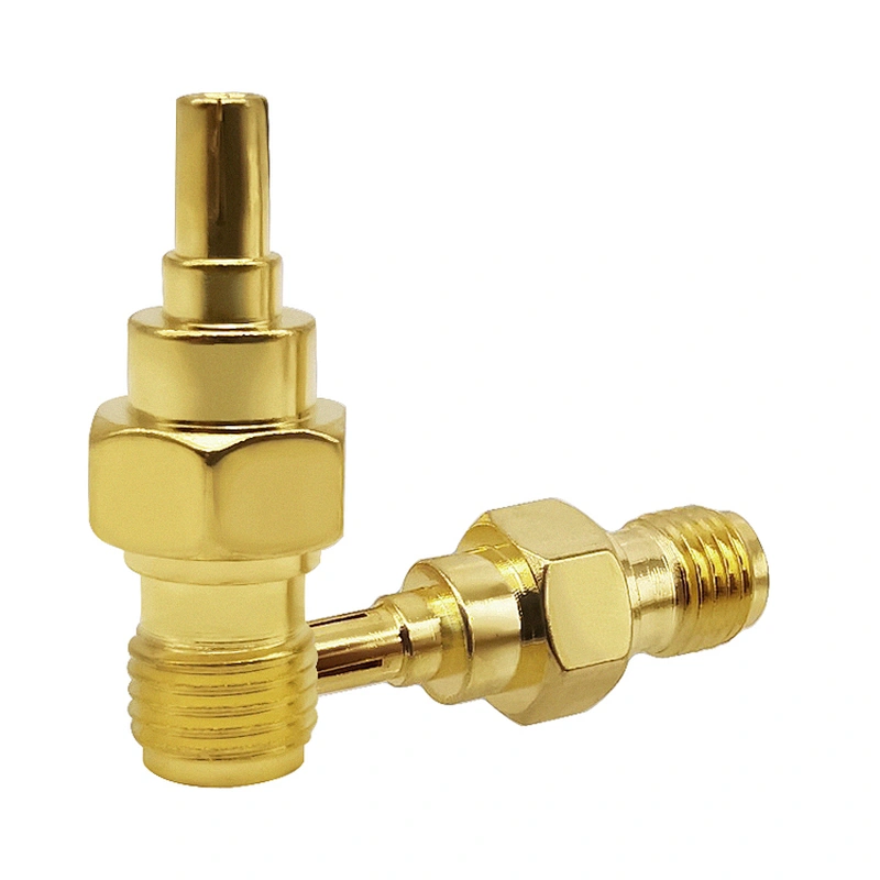 RF Terminal Coaxial Connector SMA female Connector to CRC9 waterproof adapter