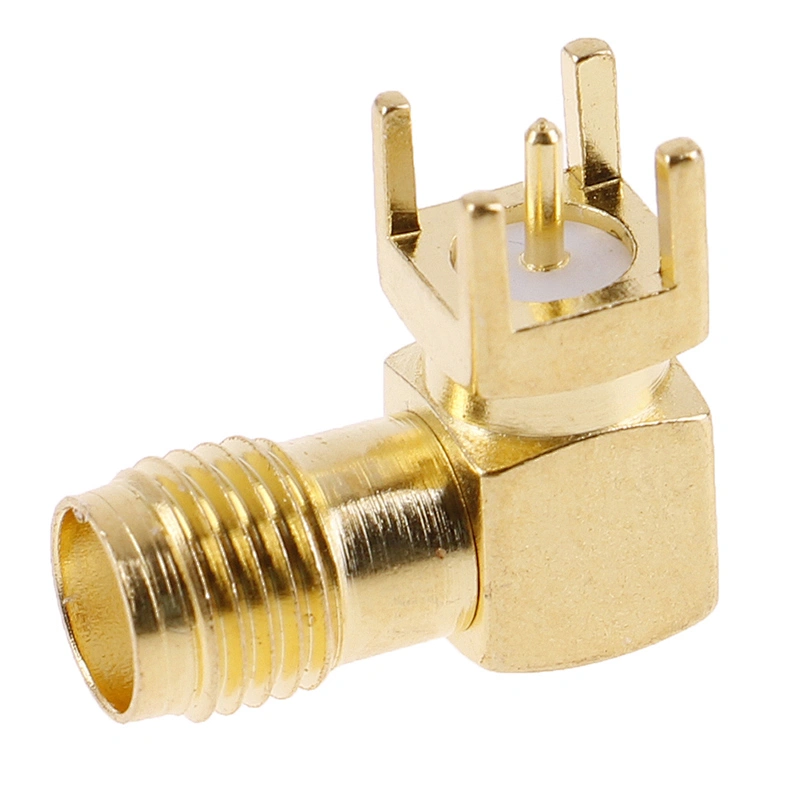 PCB Mount SMA Female Straight RF Connector Adapter for Antenna