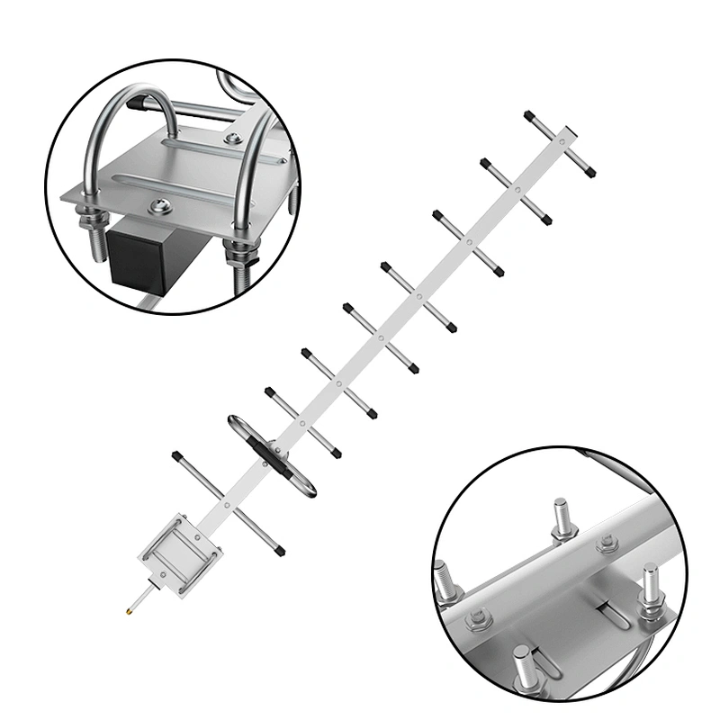 Broadband Gsm 900mhz YAGI antenna for outdoor networking Pole Mounting YAGI antennas