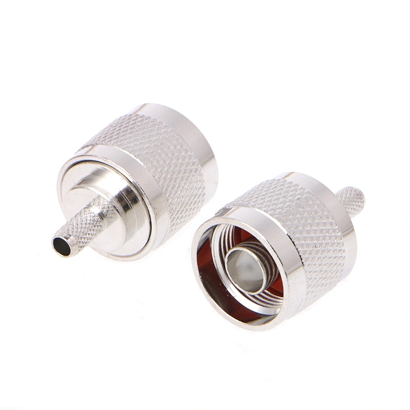 Low Loss 50 Ohm N Type Male plug Crimp RF Coaxial Connector  RG-58 cable for Wireless Antenna