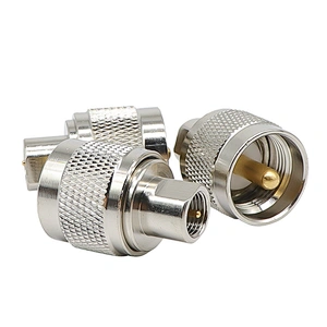 FME Male to UHF Male RF Connector High Frequency Coaxial Converter Adapter