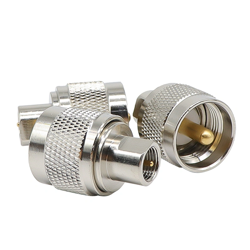 FME Male to UHF Male RF Connector High Frequency Coaxial Converter Adapter