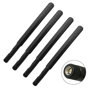 High Gain 2.4ghz 5.8ghz dual antenna Sma Rod rubber Antenna for Booster