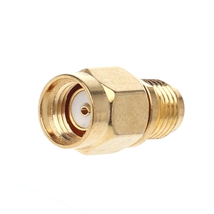RF SMA adapter SMA Female to RP SMA Male Plug Connector Adapter Gold Plated Straight Coaxial RF Adapter