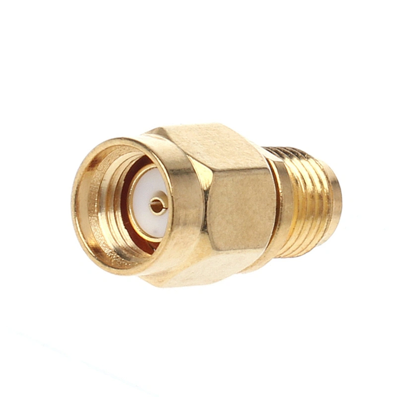 RF SMA adapter SMA Female to RP SMA Male Plug Connector Adapter Gold Plated Straight Coaxial RF Adapter
