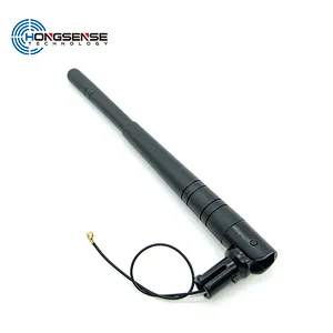 Omni 3dbi 2g rubber external antenna with IPEX/UFL 1.13 pigtail Cable