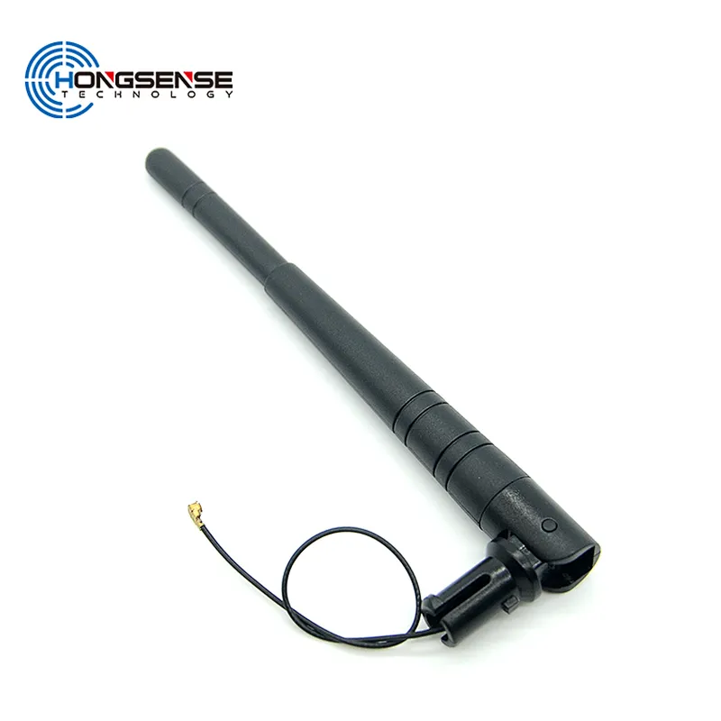 Omni 3dbi 2g rubber external antenna with IPEX/UFL 1.13 pigtail Cable