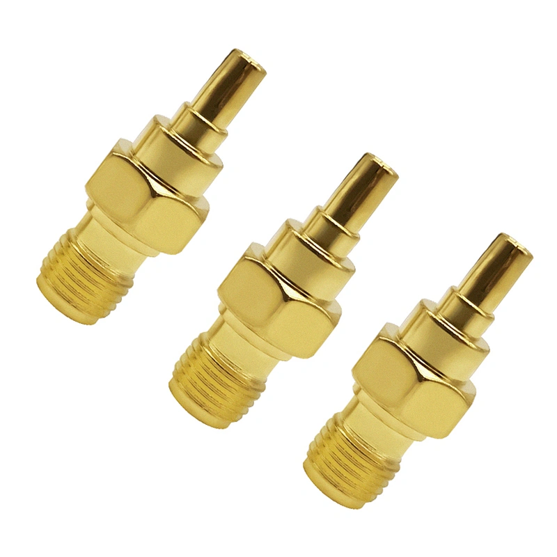 RF Terminal Coaxial Connector SMA female Connector to CRC9 waterproof adapter