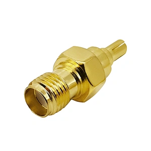 RF Coaxial Adapter SMA-Female to CRC9 Coax Jack Connector