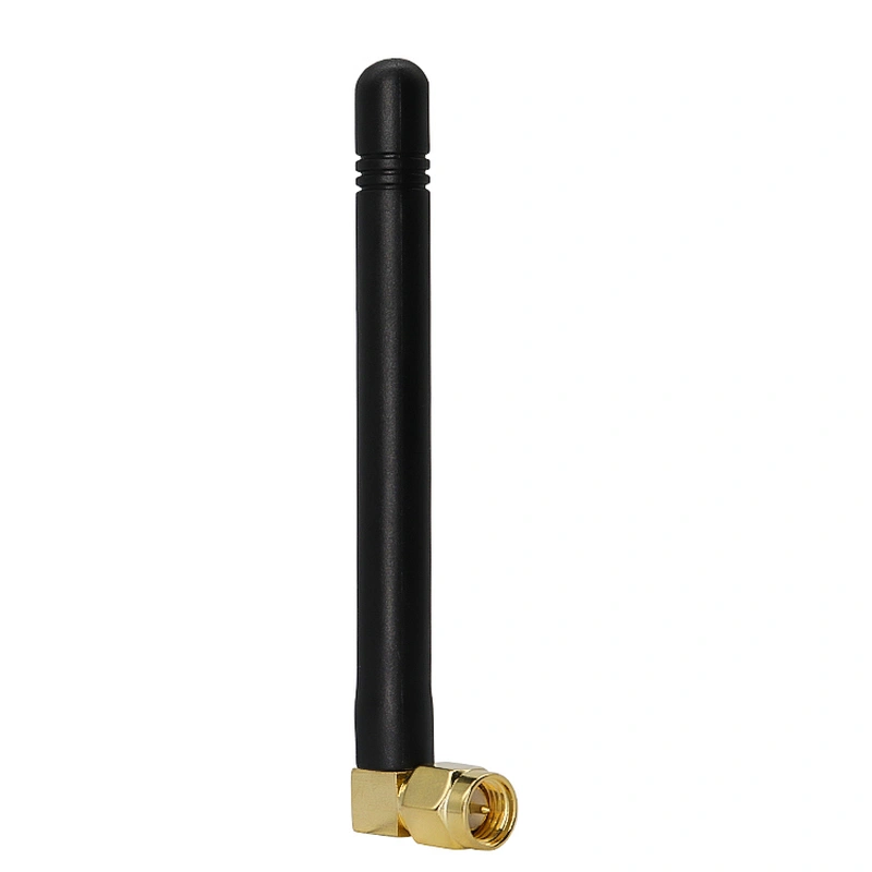 Rubber whip Antenna Frequency 850-1900/900-1800 MHz with SMA Right Angle Male