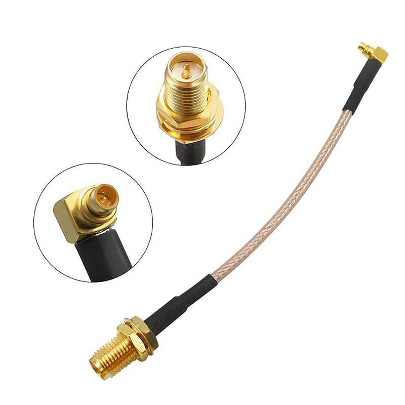 SMA Cable Assemblies SMA To MMCX Connector 50Ohm Adapted by RG178 Low Loss Cable