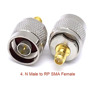 RF Coaxial Cable Adapter Jack Converter N Type to SMA Series Connector