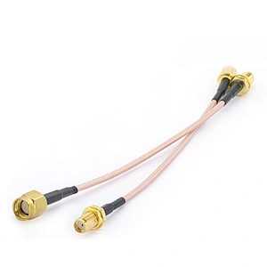 Low Loss SMA male to SMA Female RF Coaxial Connector with Pigtail Coaxial  rg178 Cable