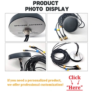 Waterproof 28dBi Screw Mount 3-in-1 GPS Vehicle Antenna With Amplifier for Car Navigation